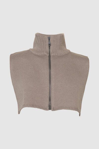 WOOLISH Kragenwärmer mit Reißverschluss aus reiner Wolle von WOOLISH