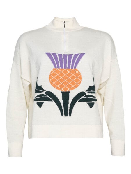 WOOLISH Pullover - Thistle lukuga meriino von WOOLISH