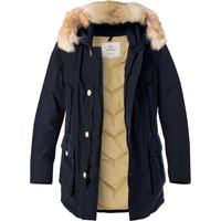 WOOLRICH Herren Daunenparka blau Baumwolle unifarben von WOOLRICH