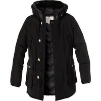 WOOLRICH Herren Daunenparka schwarz Baumwolle unifarben von WOOLRICH