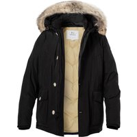 WOOLRICH Herren Daunenjacke schwarz Baumwolle unifarben von WOOLRICH