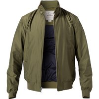 WOOLRICH Herren Blouson grün Baumwolle unifarben von WOOLRICH