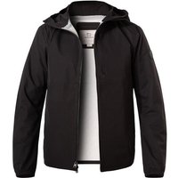 WOOLRICH Herren Jacke schwarz Mikrofaser unifarben von WOOLRICH