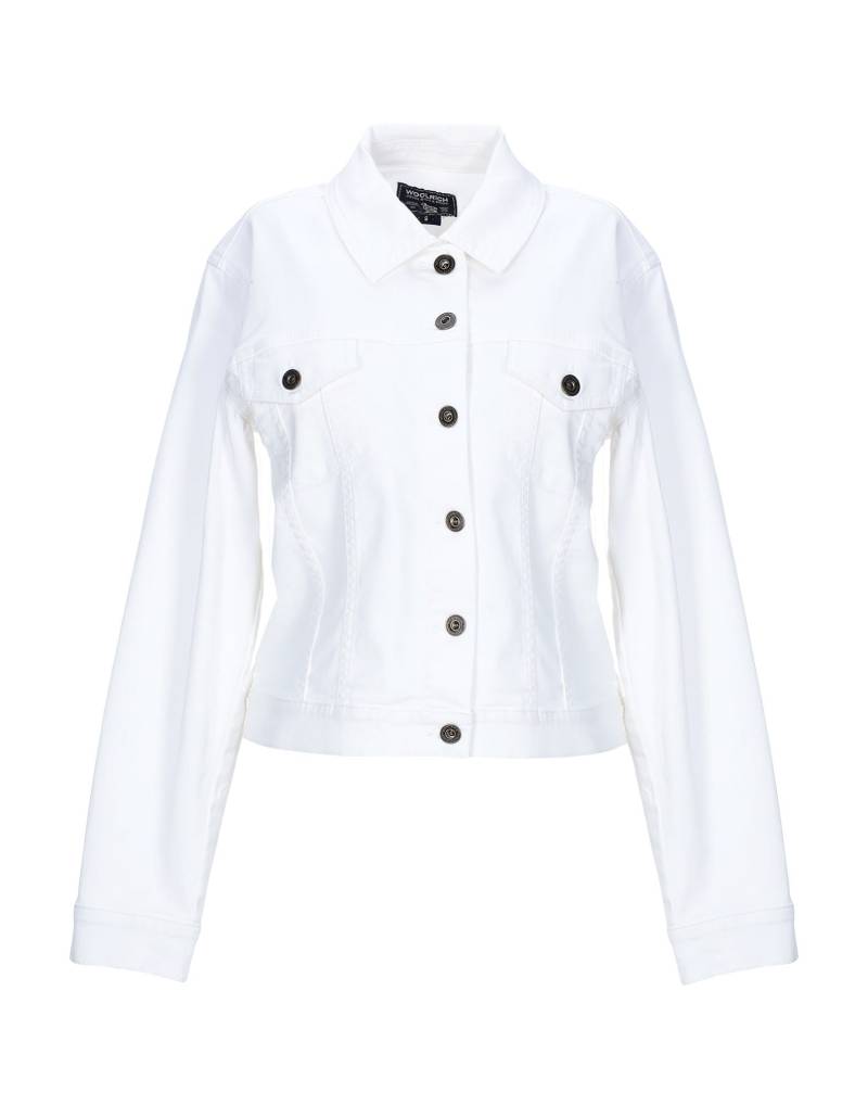 WOOLRICH Jeansjacke/-mantel Damen Weiß von WOOLRICH