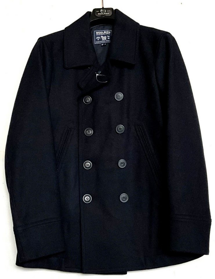 WOOLRICH Kurzmantel Woolrich Herren Mantel, WOOLRICH LIGHT MELTON PEACOAT Kurze Mantel. Kurz von WOOLRICH