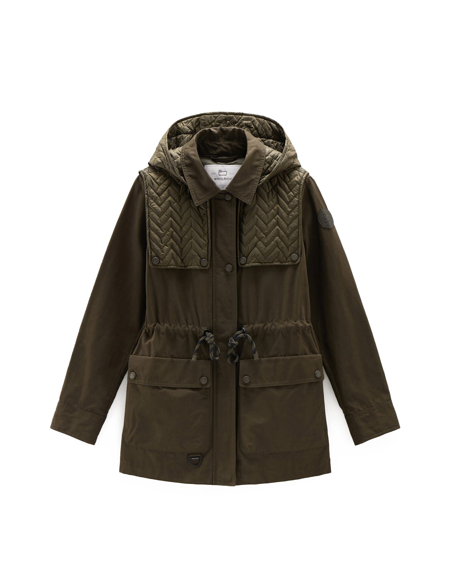 WOOLRICH Jacke, Mantel & Trenchcoat Damen Dunkelgrün von WOOLRICH