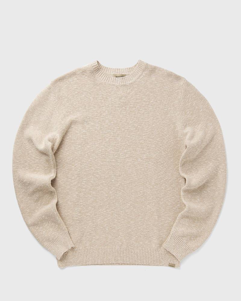 WOOLRICH MARLED CREWNECK men Pullovers beige in Größe:XXL von WOOLRICH