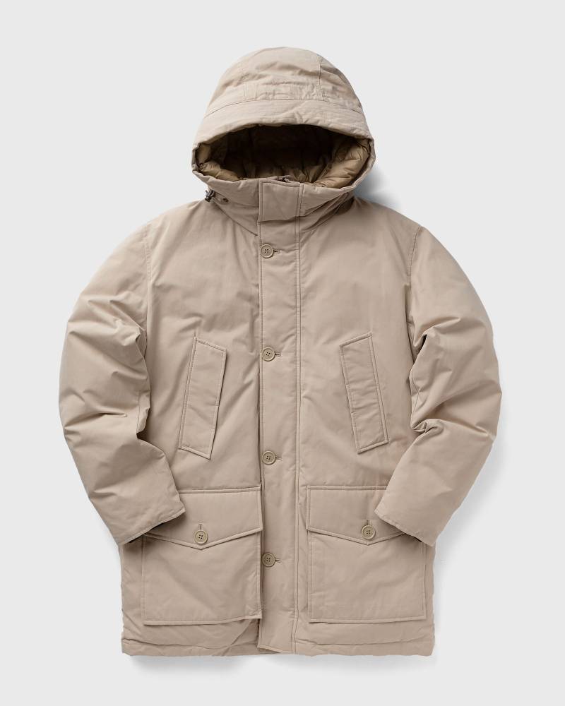 WOOLRICH PEACHED COTTON ARCTIC PARKA men Parkas beige in Größe:L von WOOLRICH