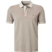 WOOLRICH Herren Polo-Shirt beige Baumwoll-Piqué von WOOLRICH