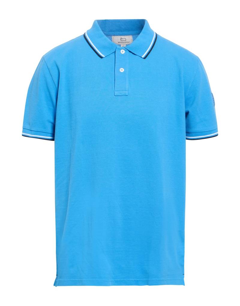 WOOLRICH Poloshirt Herren Azurblau von WOOLRICH