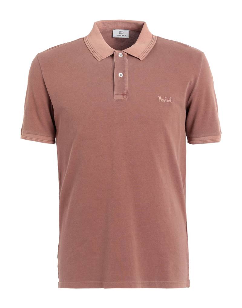 WOOLRICH Poloshirt Herren Hellbraun von WOOLRICH