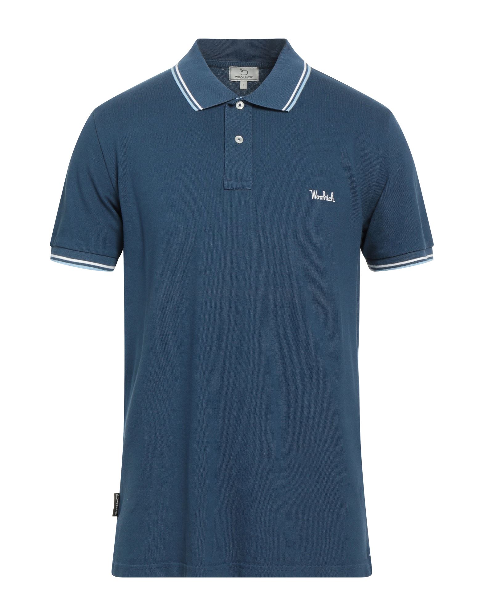 WOOLRICH Poloshirt Herren Taubenblau von WOOLRICH