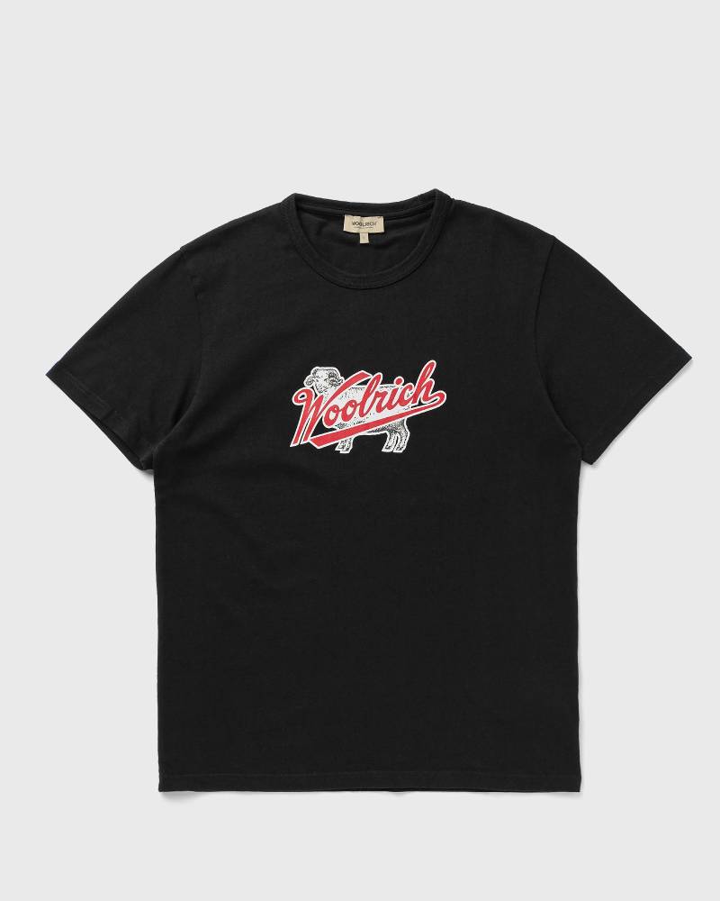 WOOLRICH SHEEP GRAPHIC T-SHIRT men Shortsleeves black in Größe:M von WOOLRICH
