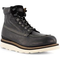 WOOLRICH Herren Schnürboots schwarz Glattleder von WOOLRICH