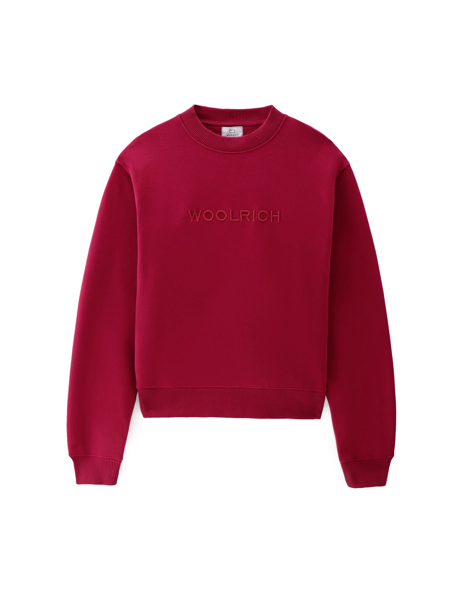 WOOLRICH Sweatshirt Damen Rot von WOOLRICH