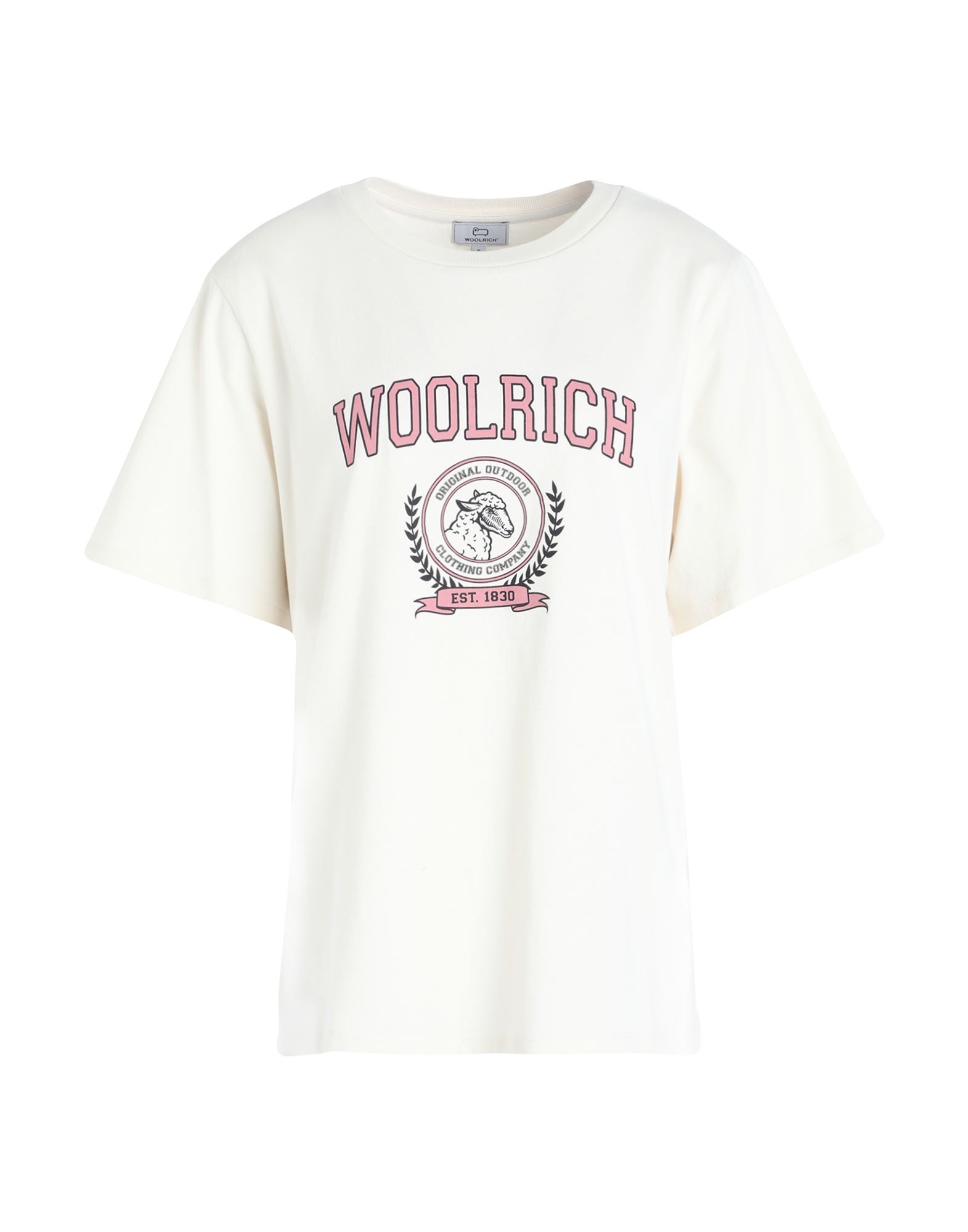 WOOLRICH T-shirts Damen Cremeweiß von WOOLRICH