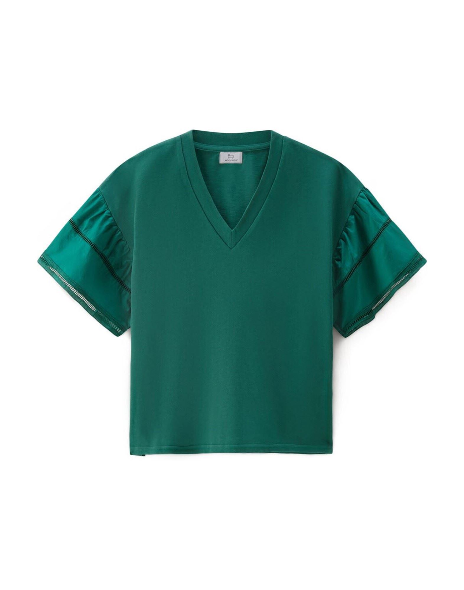 WOOLRICH T-shirts Damen Grün von WOOLRICH