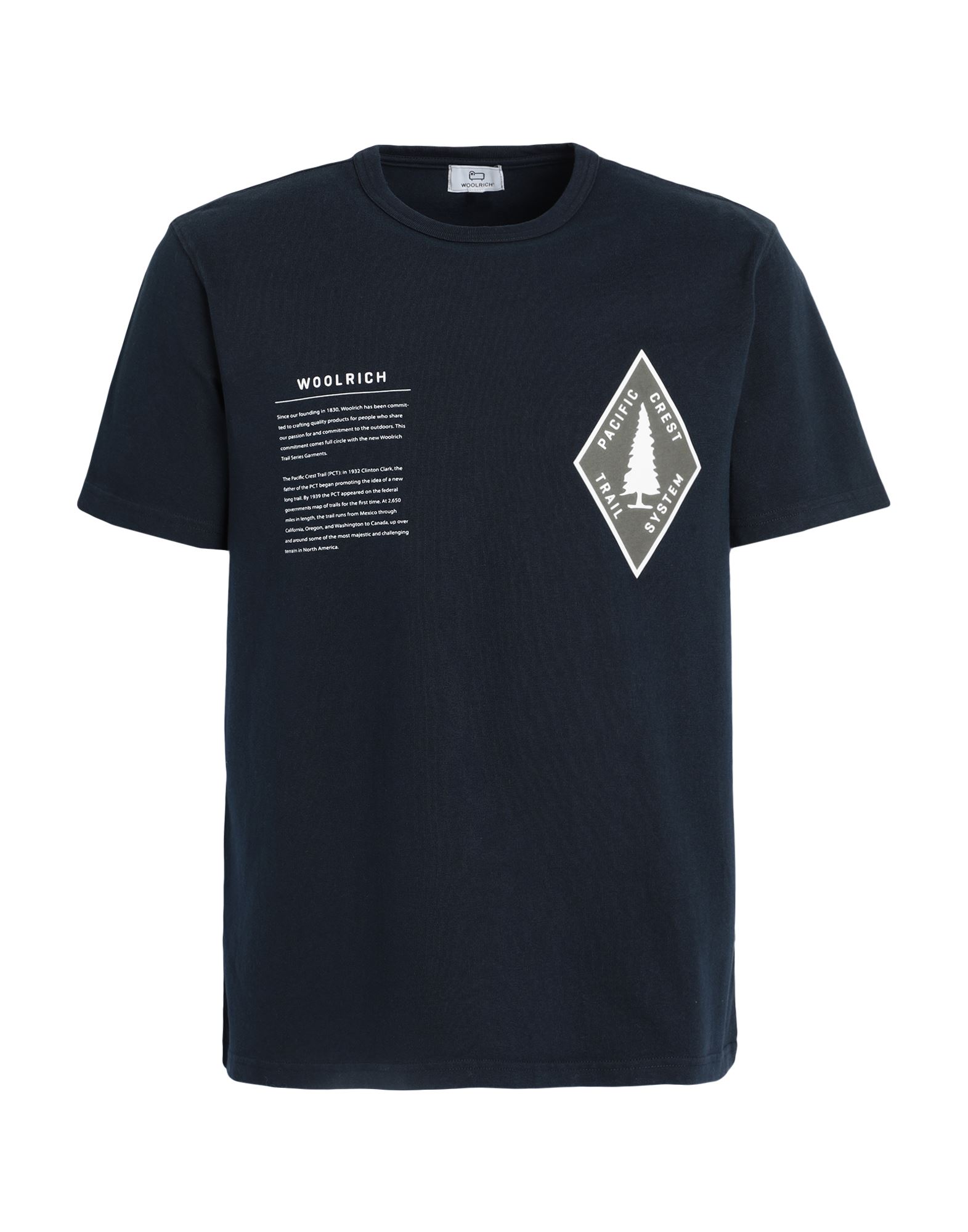 WOOLRICH T-shirts Herren Marineblau von WOOLRICH