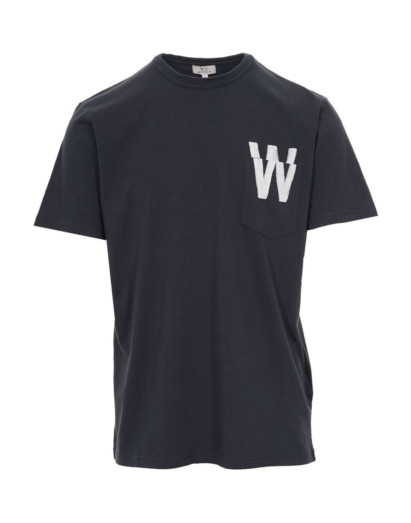 WOOLRICH T-shirts Herren Nachtblau von WOOLRICH