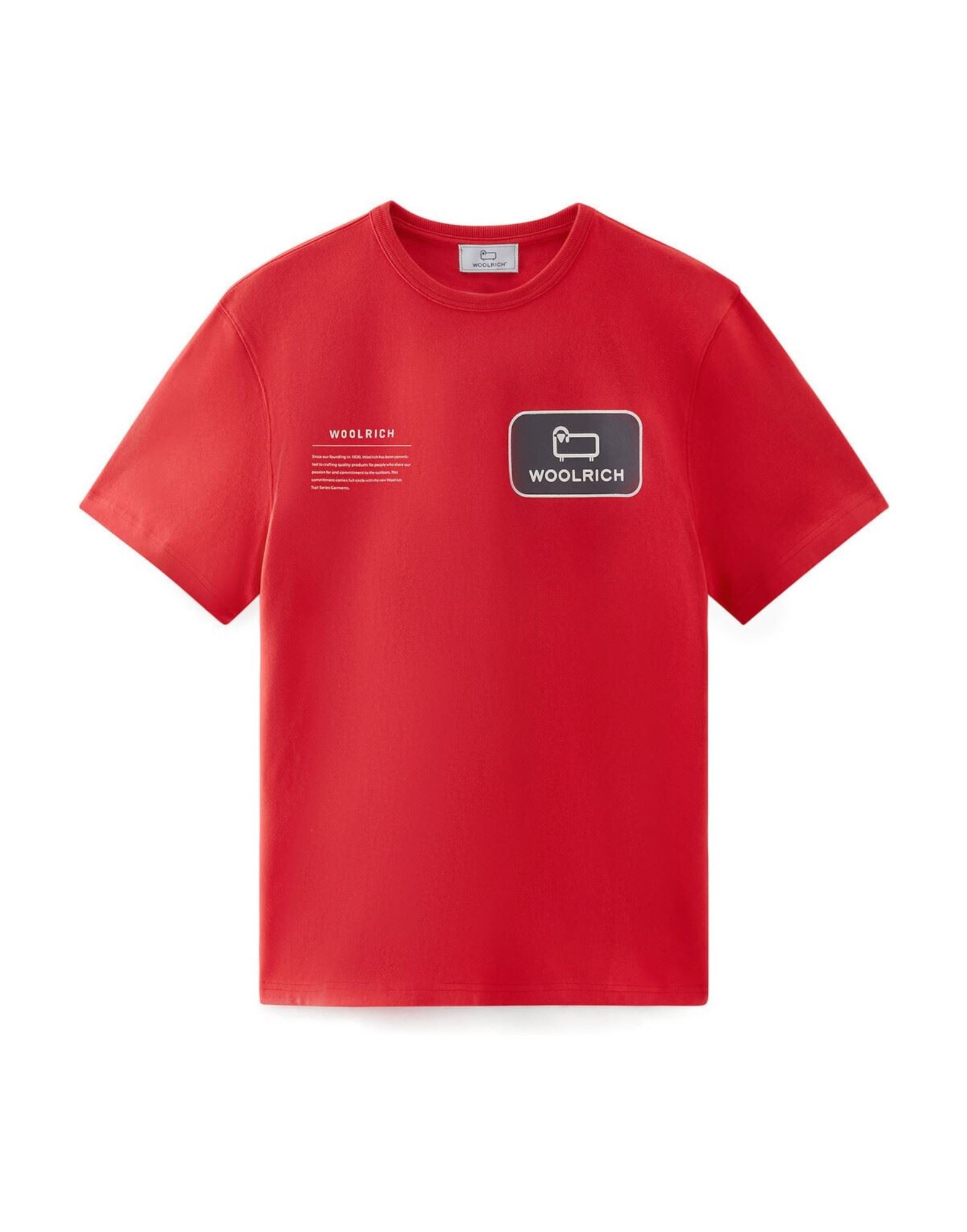 WOOLRICH T-shirts Herren Rot von WOOLRICH