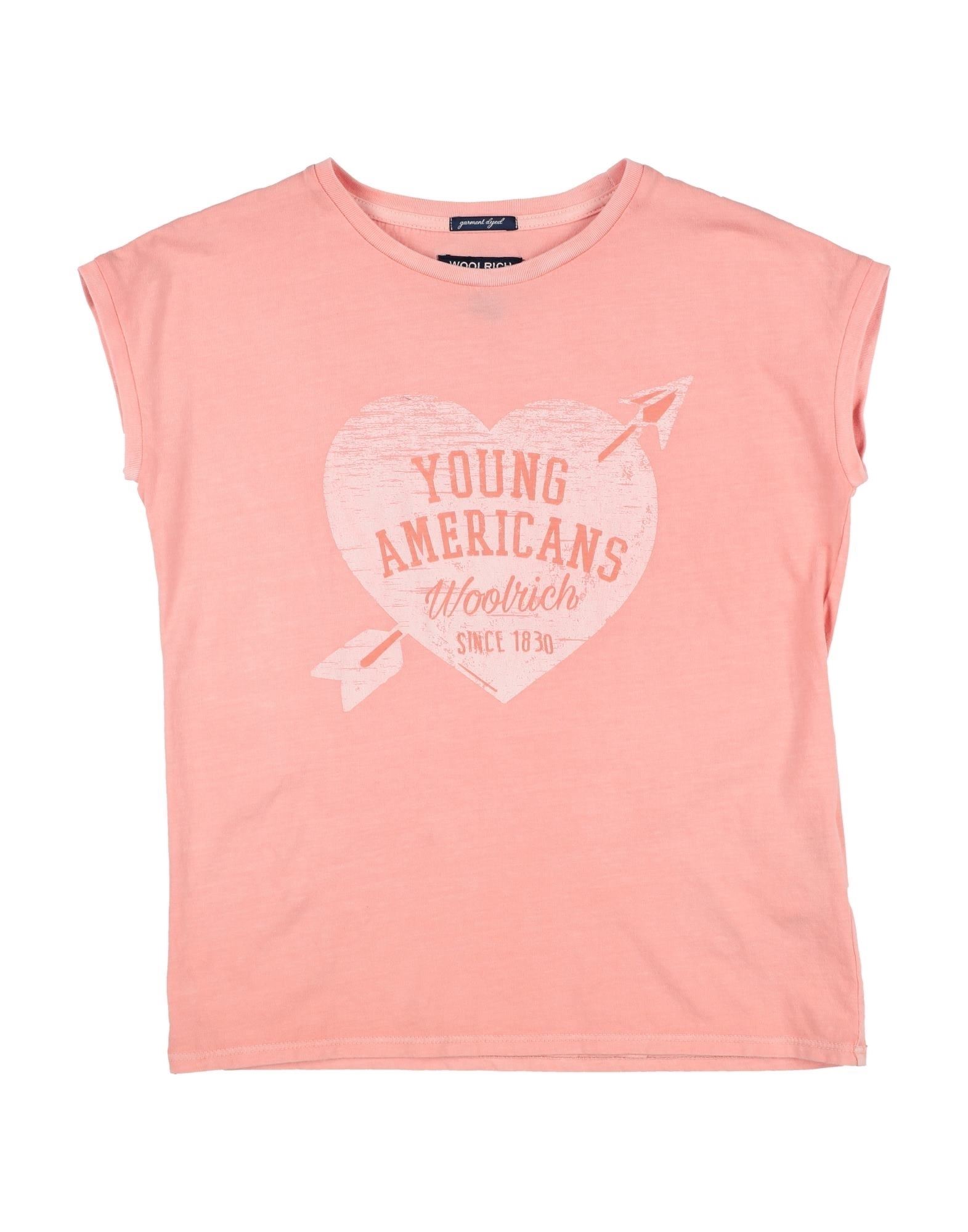 WOOLRICH T-shirts Kinder Lachs von WOOLRICH