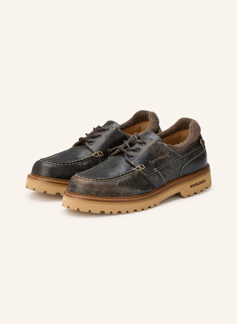 Woolrich Bootsschuhe Rock schwarz von WOOLRICH