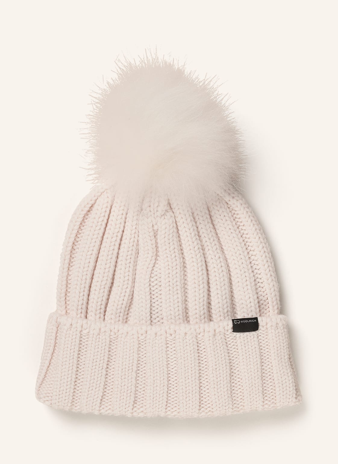 Woolrich Mütze weiss Woolrich Mütze weiss von WOOLRICH