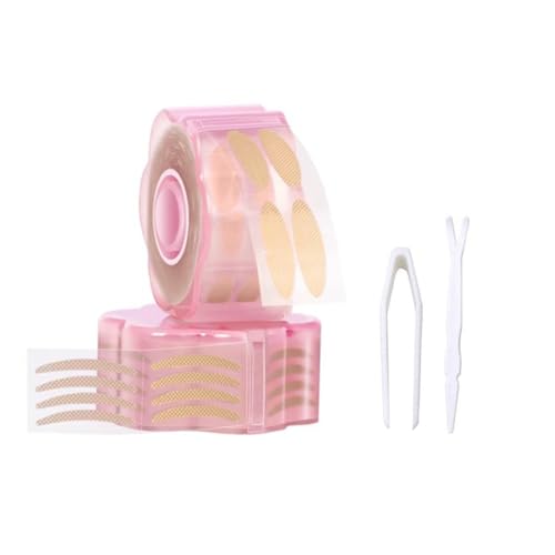 1 Satz Doppelter Augenlidaufkleber Augen-make-up-tape Augenlidaufkleber Aus Spitze Doppelseitiges Boobtape Aufkleber Mit Doppelten Augenlidbändern Deckeldesign Klebestreifen Rosa WOONEKY von WOONEKY