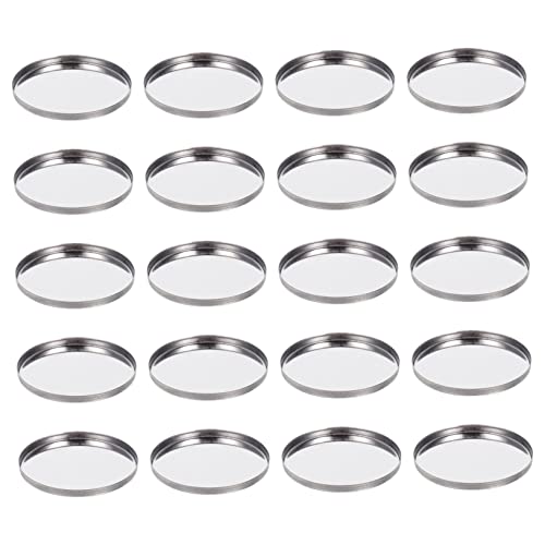 WOONEKY 20stücke Leer Lidschattenpalette Kosmetik Lagerung Platte Make-up Behälter Organizer Für Schminktisch Und Reisen von WOONEKY