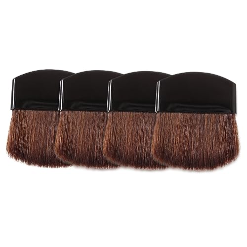 WOONEKY 4stücke Teiliges Blush-pinselset Mit Präzisen Borsten Für Wangen Und Puder Mini-make-up-bürsten Für Frauen Und Mädchen Für Kosmetik-anwendungen von WOONEKY
