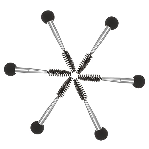WOONEKY 6stücke Teiliges Make-up-schwamm Doppelter Kopf-design Für Augenbrauen Wimpern Und Mascara-anwendung Für Foundation Und Puder Einfach Und Bequem Anwendung Für Frauen Und Mädchen von WOONEKY