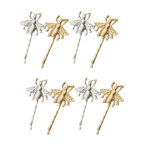 WOONEKY 2 Sets Haarspangen für Kopfbedeckungen Haarspange in Bienenform Elegantes und Stilvolles Haar für Frauen für Den Alltag oder Besondere Anlässe 4 Stück von WOONEKY