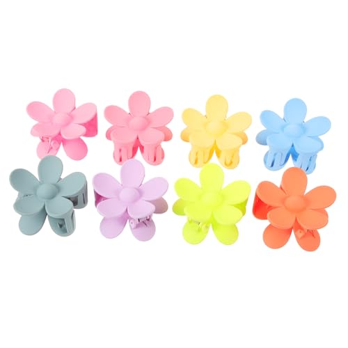 WOONEKY 8stücke Große Matte Blumen-haarclips Rutschfeste Haarspangen Für Frauen Und Mädchen Für Tägliche Frisuren Und Besondere Anlässe von WOONEKY