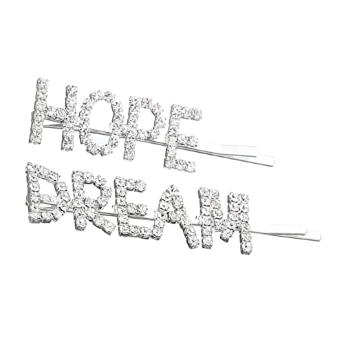 WOONEKY Buchstaben-bobby-haarspange Für Damen Und Leicht Für Den Alltag von WOONEKY