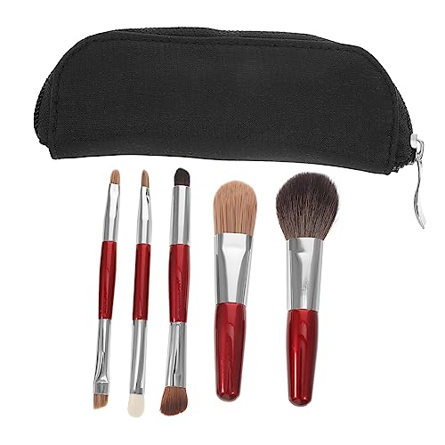WOONEKY Schminkpinsel Mit Pinselset Für Reise-make-up Kosmetikpinsel Für Puderapplikator Loser Puder Make-up-tool Für Frauen Griff Für Lidschatten von WOONEKY