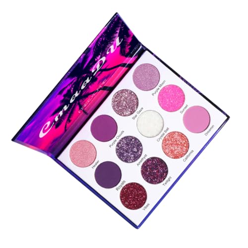 WOONEKY -in-1 Lidschattenpalette 8 Farben Schimmer Make-up Für Hauttöne Einfach Zu Verwenden von WOONEKY