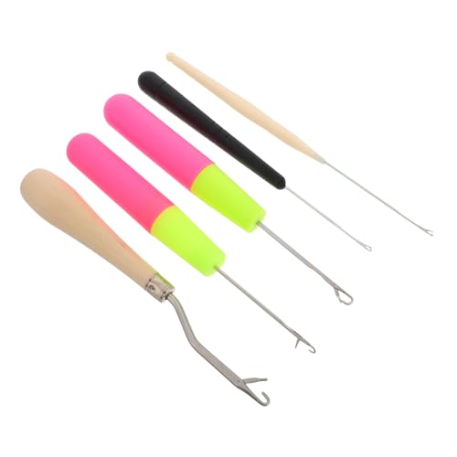 WOONEKY 1satz Vielseitiges Häkelnadel-kit Für Haarflechten Und Dreadlock-pflege Metallhäkelnadeln Und Zubehör Für Verschiedene Frisuren Und Anwendungen von WOONEKY