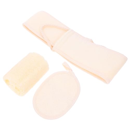 WOONEKY 1 Set Luffa Bad Peeling Bade Handtuch Set Luffa Zurück Wäscher von WOONEKY