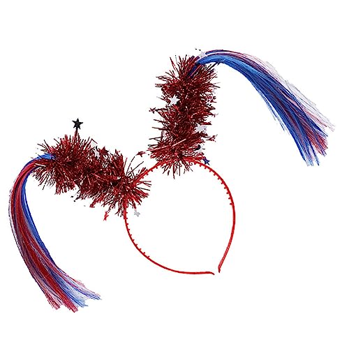 WOONEKY 1stück Rotes Ponytail Haarband Für Festliche Anlässe Lustiges Cosplay-accessoire Leicht Und Modisch Für Partys Und Geburtstagsfeiern von WOONEKY