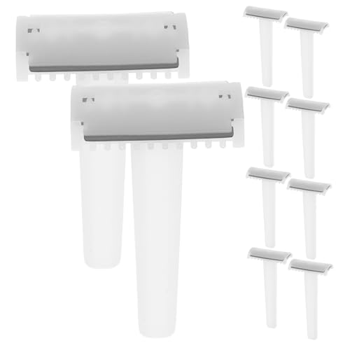 WOONEKY 10 Einweg Rasierer für Damen Doppel Klinge Tragbare Haarentfernung für Körper und Intimbereich Einfach zu Bedienen Kompakt für Tägliche Anwendung von WOONEKY