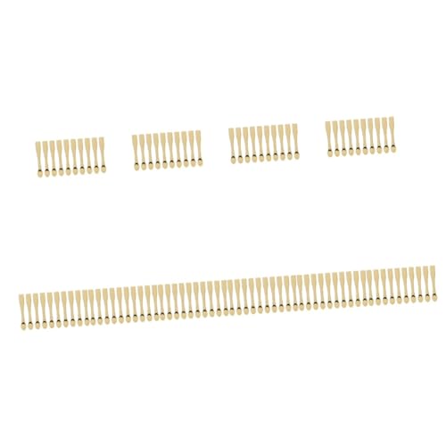 WOONEKY 100stücke Kosmetik Spatel Multifunktionale Gesichtscreme Löffel Für Hautpflege Kosmetik Und Probenahme Für Frauen Und Beauty-enthusiasten von WOONEKY