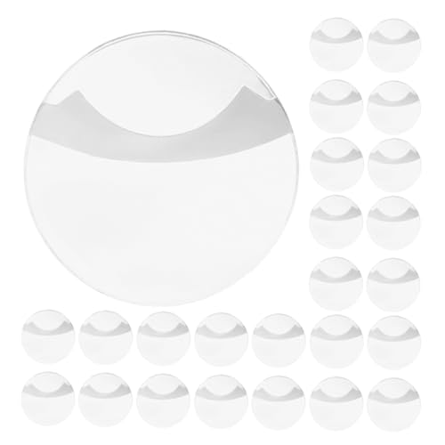 WOONEKY 100 Stück Anti Drop Anime Schutzhüllen Transparent Für Broschen Aufbewahrung Kratzschutz Dekoration Anti Teile Transparente Mm Abdeckungen Display Knopf Kratzfeste Ärmel von WOONEKY