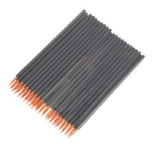 WOONEKY 100 Stück Einweg Eyeliner Pinsel für Praktische Stabile Anwendung für Flüssigen Eyeliner und Lippenstift Leicht und Tragbar für Reisen und Unterwegs von WOONEKY