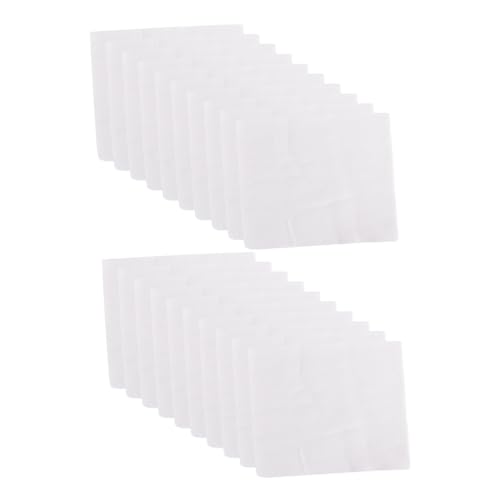 WOONEKY 100 Stück Einweg Gesichtsmaske Papier Aus Stoff Für Hautpflege Feuchtigkeitsspendendes Spa Maskenpapier Hypoallergen Und Sicher in Anwendung Für Schönheitssalons Und Reisen von WOONEKY