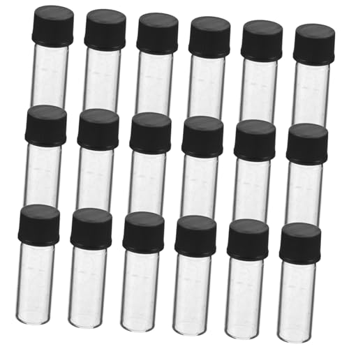 WOONEKY 100 Stück Make Up Probenbehälter Probenbehälter Mit Deckel Parfümprobenfläschchen Mini Flaschen Probengläser Kleine Gläser Winzige Probenflaschen von WOONEKY