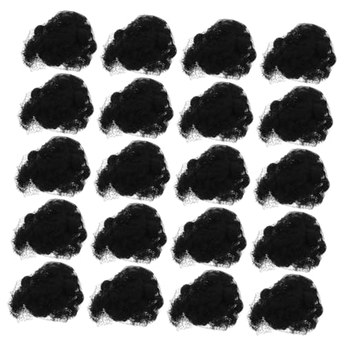 WOONEKY 100stücke Elastische Haarnetzkappe Aus Spitze Haarnetz Schlafen Verkleidungszubehör Für Dutts Unsichtbare Haarnetze Für Männer Und Frauen Duttnetz Aus Elastischem Netzgewebe von WOONEKY