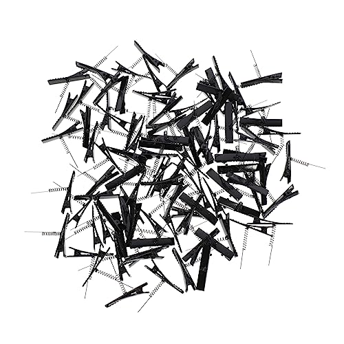 WOONEKY 100stücke Entenschnabel Haarspange Haarnadel Diy Zubehör Bastelbedarf Materialien Für Arten Schöner Haarspangen Und Handgefertigter Accessoires von WOONEKY