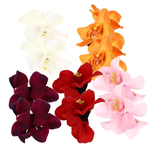 WOONEKY Haarspangen Mit Blumenmuster Für Frauen Und Mädchen 10 Stück Haar-accessoires Mit Orchideenblüten WOONEKY Haarspangen Mit Blumenmuster Für Frauen Und Mädchen 10 Stück Haar-accessoires Mit Orchideenblüten von WOONEKY