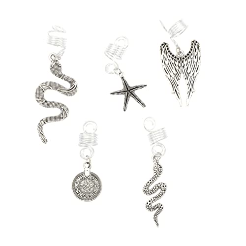 WOONEKY 10stücke Teiliges Dreadlock-ringe Aus Vintage Spiral-haaraccessoires Für Zöpfe Für Partys Und Alltag Wiederverwendbare Rutschfeste Dreadlock-beads WOONEKY 10stücke Teiliges Dreadlock-ringe Aus Vintage Spiral-haaraccessoires Für Zöpfe Für Partys Und Alltag Wiederverwendbare Rutschfeste Dreadlock-beads von WOONEKY