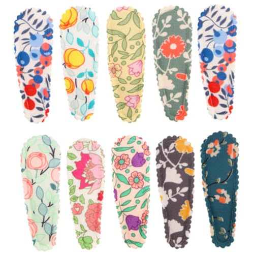 WOONEKY 10stücke Haarspange Mit Blumenmuster Blumen-haarschmuck Für Damen Teenager Mädchen Junge Mädchen Als Geschenk Für Geburtstag Festen Feiertage von WOONEKY